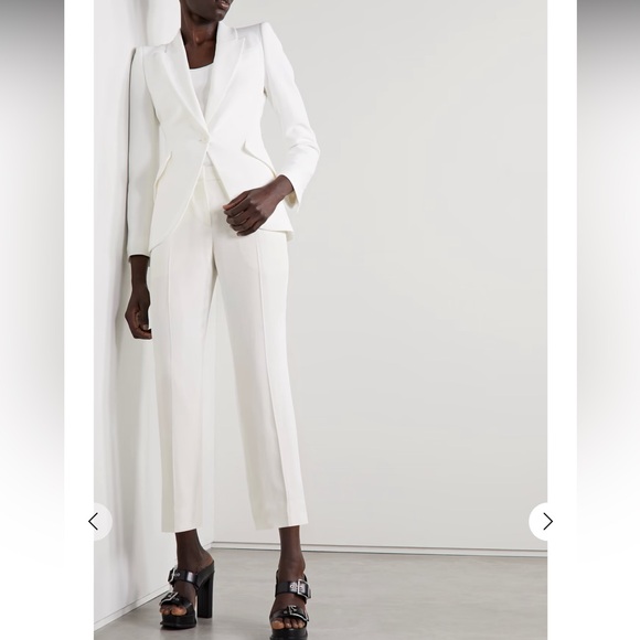 Alexander McQueen Crepe straight-leg pants